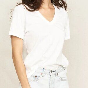 For Days - Vintage V Neck - White - XS